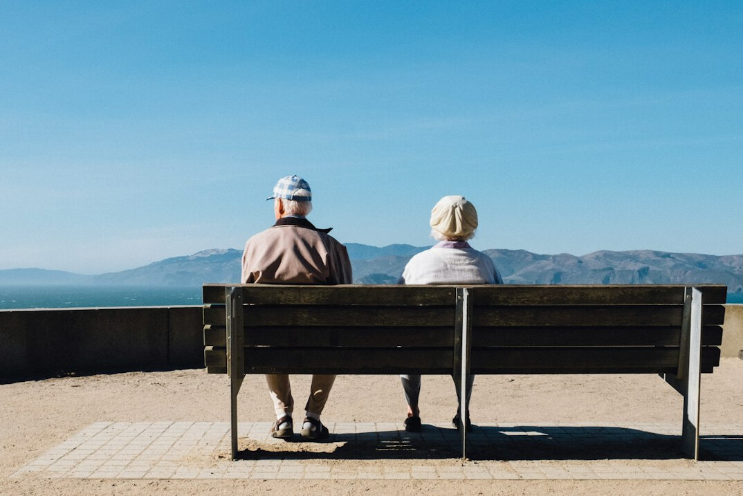 retired couple relaxing